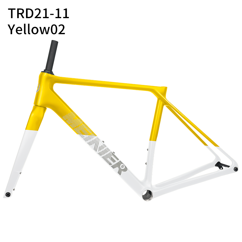 Carbon Fiber Road Bike Frame Max 700x32C Tire Disc Brake Racing Bike Frame for Hub 142x12mm