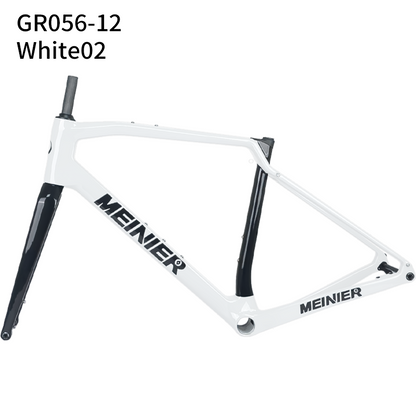 Carbon Gravel Frame Hub142x12mm Axle Disc Brake T47 Cyclocross Frame with Integrated Handlebar Gravel Bicycle Frame