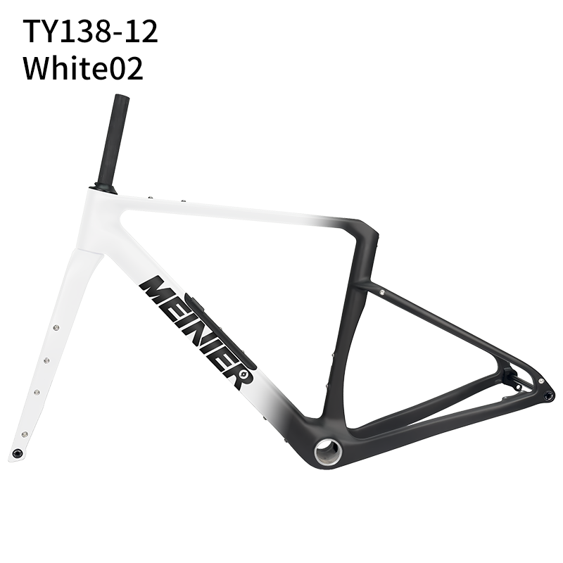 Carbon Gravel Frame with Tool Box UDH Hanger Cyclocross Frameset Bottom Bracket T47
