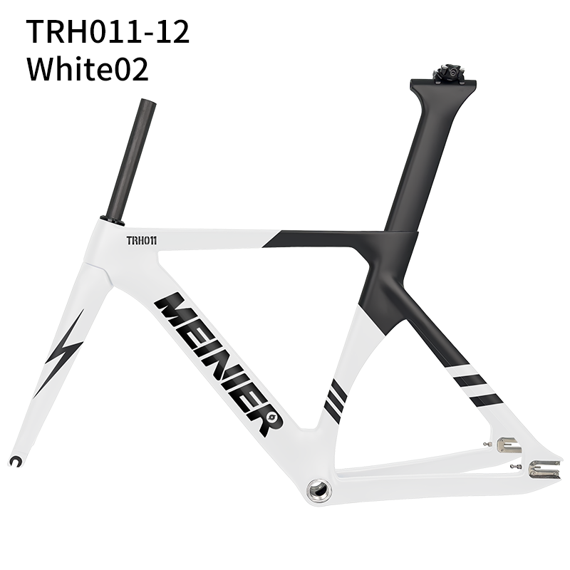 MEINIER Upgraded T1000 Carbon Track Frameset Max 700Cx25C Tire Fixed Gear Frame for Bike Racing Racing
