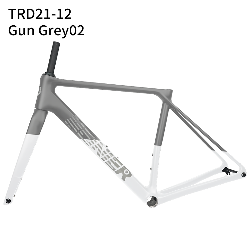 Carbon Fiber Road Bike Frame Max 700x32C Tire Disc Brake Racing Bike Frame for Hub 142x12mm