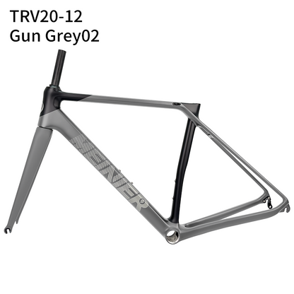 Customized Color Carbon Bike Frames for Road Bicycles Road Frame T1000 Carbon Fibre  700C V-Brake