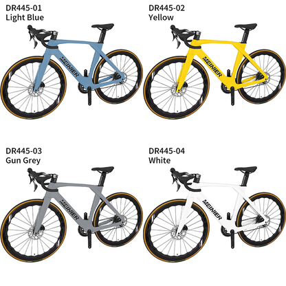 Full Carbon Road Bike WithShimano105 RD-R7120 Hydraulic Disc Brake Racing Bike 24 Speed Internal Cable Routing 700c Road Bike