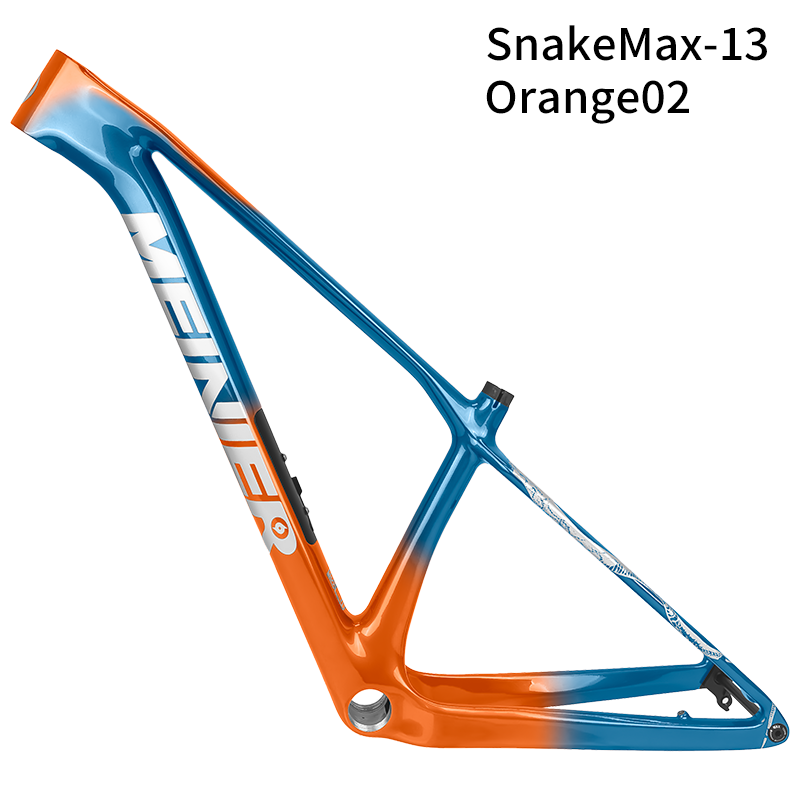 Carbon Hardtail Frame 29er 148x12mm Boost UDH MTB Frame Snake Pattern Carbon Fiber Mountain Bike Frame High Performance Lightweight