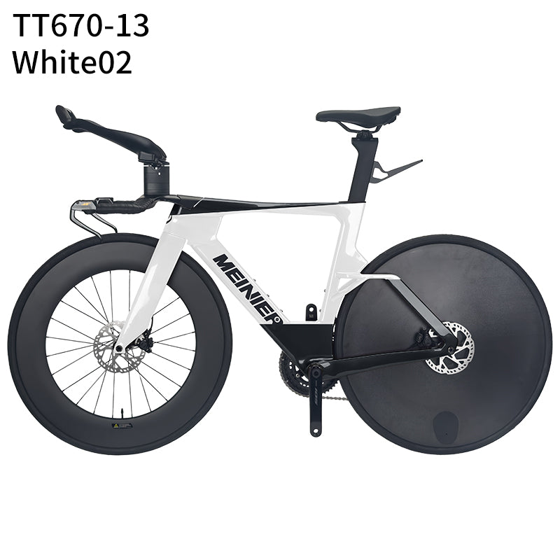 Carbon Fiber TT Bike with 2x12S L-TWOO ER9 and Shimano105 R7000 Crankset Full Carbon Fiber Disc Wheel Triathlon Road Bike for Racing