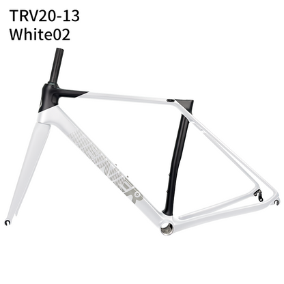 Customized Color Carbon Bike Frames for Road Bicycles Road Frame T1000 Carbon Fibre  700C V-Brake