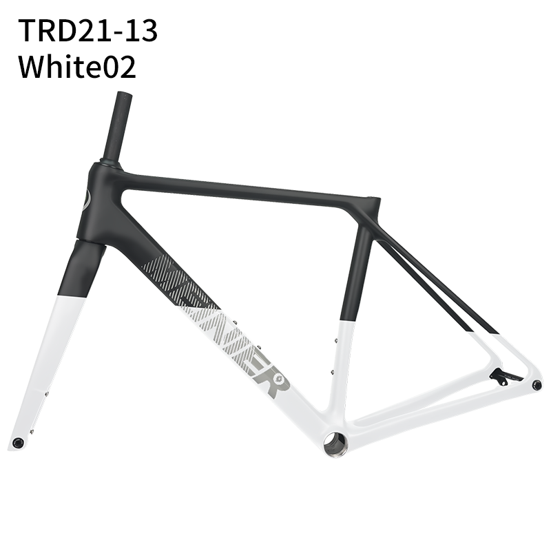 Carbon Fiber Road Bike Frame Max 700x32C Tire Disc Brake Racing Bike Frame for Hub 142x12mm