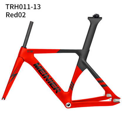 MEINIER Upgraded T1000 Carbon Track Frameset Max 700Cx25C Tire Fixed Gear Frame for Bike Racing Racing