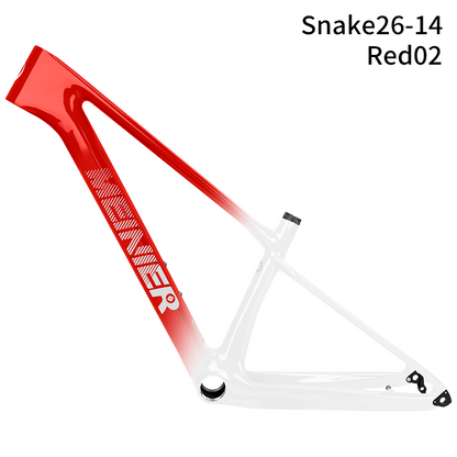 MEINIER Snake26 MTB Carbon Frame T47 Bottom Bracket Mtb Hardtail Frame for Riders Heights 140-165cm