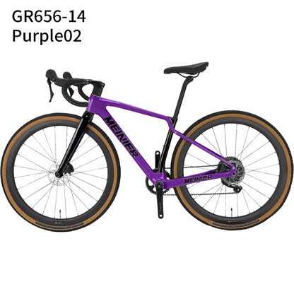 High Quality 700C Gravel Carbon Bike Hydraulic Disc Brake 1x11Speed Aero Road Bike Fully Hidden Cables Carbon Gravel Bike