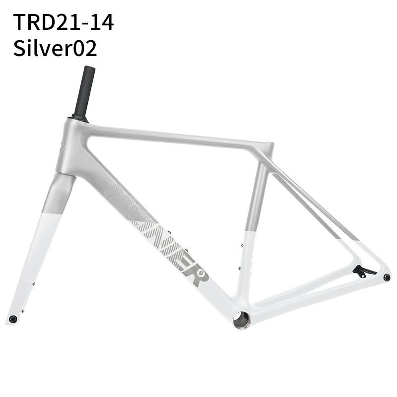 Carbon Fiber Road Bike Frame Max 700x32C Tire Disc Brake Racing Bike Frame for Hub 142x12mm