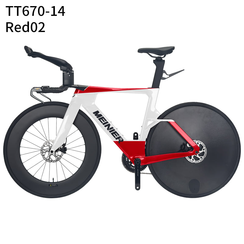 Carbon Fiber TT Bike with 2x12S L-TWOO ER9 and Shimano105 R7000 Crankset Full Carbon Fiber Disc Wheel Triathlon Road Bike for Racing