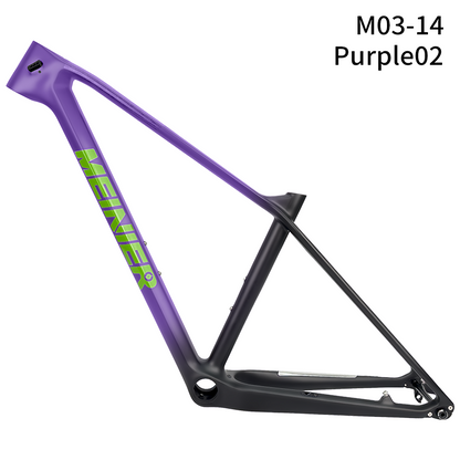 MEINIER Carbon Fiber Mountain Bike Frame Bottom Bracket PF30 Hard Tail Frame Max 27.5erx2.25Tire