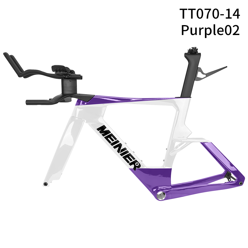 MEINIER Time Trial Bike Frame Internal Cable Routing T47 Bottom Bracket  Lightweight Carbon TT Bike Frame Max Tire 30c