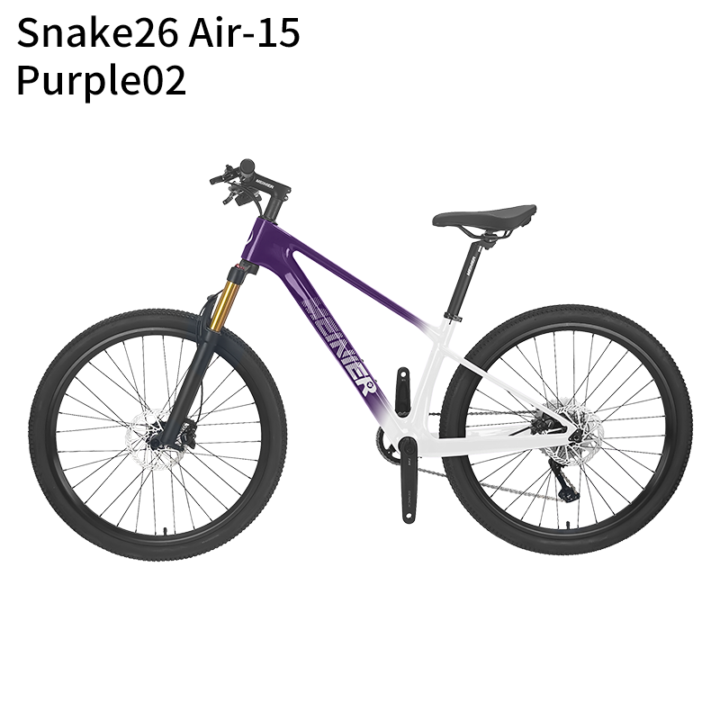 MEINIER Snake26 Air 26 Inch Carbon Fiber Mountain Bike DEORE M4120 10Speed Disc Brake Teen MTB