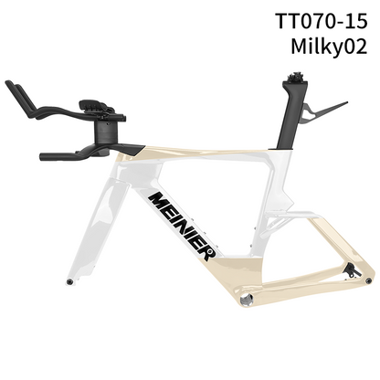 MEINIER Time Trial Bike Frame Internal Cable Routing T47 Bottom Bracket  Lightweight Carbon TT Bike Frame Max Tire 30c