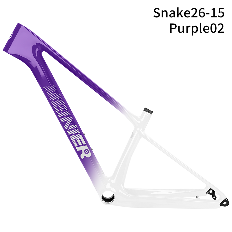 MEINIER Snake26 MTB Carbon Frame T47 Bottom Bracket Mtb Hardtail Frame for Riders Heights 140-165cm