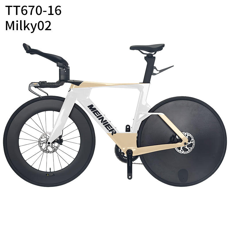Carbon Fiber TT Bike with 2x12S L-TWOO ER9 and Shimano105 R7000 Crankset Full Carbon Fiber Disc Wheel Triathlon Road Bike for Racing