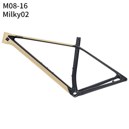 M08 T1000 Carbon MTB Frame Max 29erx2.4Tire Internal Cable Routing Ultralight Hardtail Frame BSA UDH
