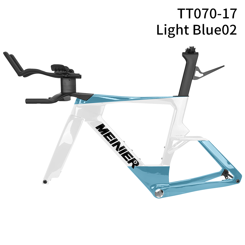 MEINIER Time Trial Bike Frame Internal Cable Routing T47 Bottom Bracket  Lightweight Carbon TT Bike Frame Max Tire 30c