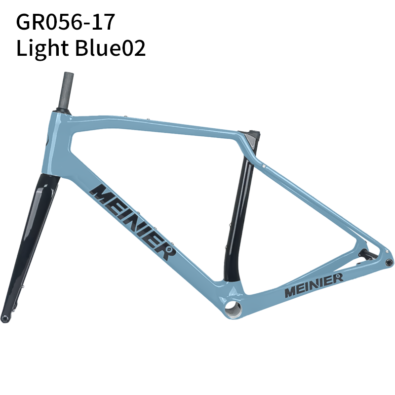 Carbon Gravel Frame Hub142x12mm Axle Disc Brake T47 Cyclocross Frame with Integrated Handlebar Gravel Bicycle Frame
