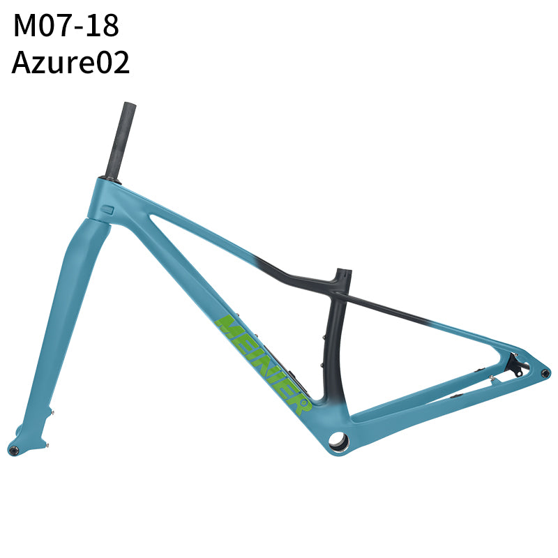 MEINIER M07 Carbon MTB Frame with Rigid Fork Disc Tool Box UDH Internal Cable Routing Hardtail Frame 32er