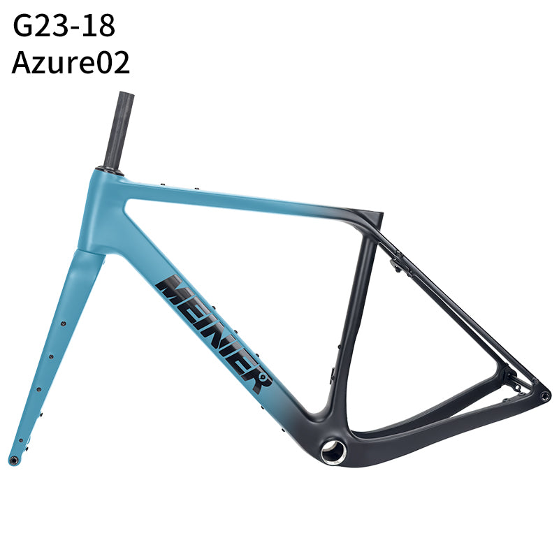 G23 Gravel Bike Frameset Max 700Cx47C Tires Internal Cable Routing Carbon Fiber Road Bike Frame Disc Brake for All-road