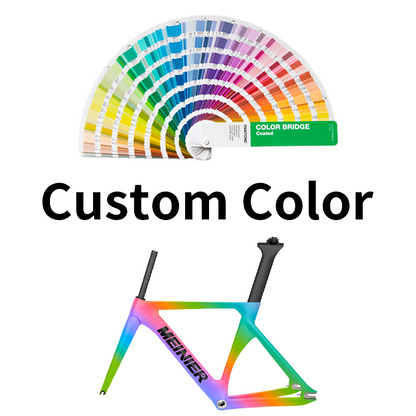 MEINIER Upgraded T1000 Carbon Track Frameset Max 700Cx25C Tire Fixed Gear Frame for Bike Racing Racing