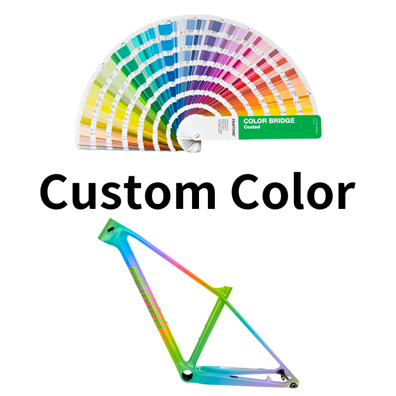 MEINIER Carbon Fiber Mountain Bike Frame Bottom Bracket PF30 Hard Tail Frame Max 27.5erx2.25Tire