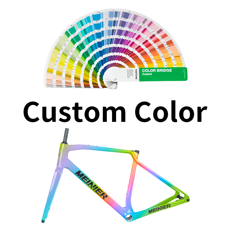Carbon Gravel Frame Hub142x12mm Axle Disc Brake T47 Cyclocross Frame with Integrated Handlebar Gravel Bicycle Frame