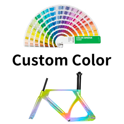 New TR88 Carbon Fixed Gear Frame Single Speed High Performance Track Frameset Max 700Cx28C Tire
