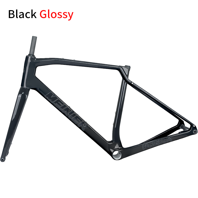 T1000 Carbon Gravel Frame 700C*47C T47 Flat Mount Disc Brake Gravel Bicycle Frameset Road Bike Frame Cyclocross Bike