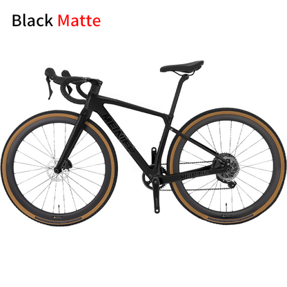 High Quality 700C Gravel Carbon Bike Hydraulic Disc Brake 1x11Speed Aero Road Bike Fully Hidden Cables Carbon Gravel Bike