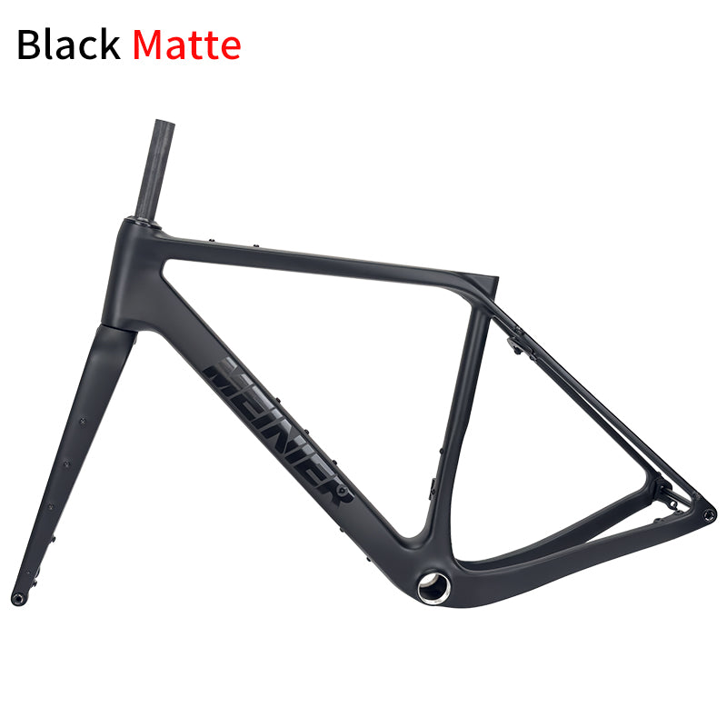 G23 Gravel Bike Frameset Max 700Cx47C Tires Internal Cable Routing Carbon Fiber Road Bike Frame Disc Brake for All-road