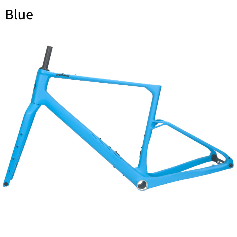 G26 Carbon Gravel Frameset with Full Carbon Fiber Storage Tool Box Cyclocross Frameset Max Tire 700Cx50C Disc Brake