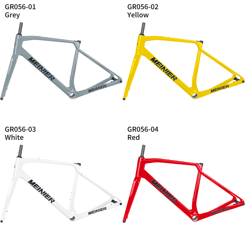 T1000 Carbon Gravel Frame 700C*47C T47 Flat Mount Disc Brake Gravel Bicycle Frameset Road Bike Frame Cyclocross Bike