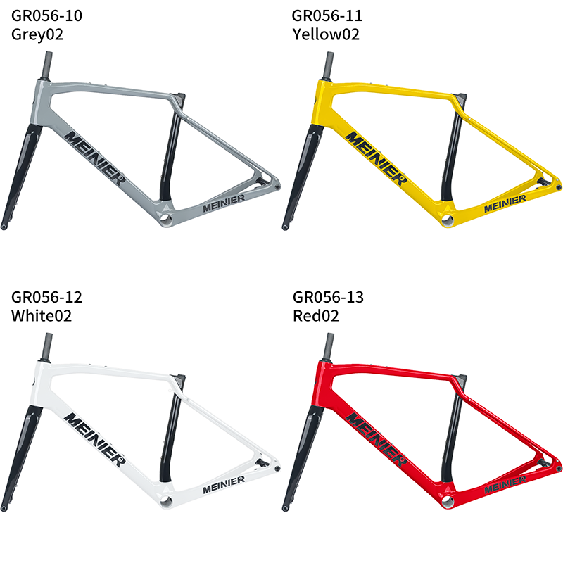 T1000 Carbon Gravel Frame 700C*47C T47 Flat Mount Disc Brake Gravel Bicycle Frameset Road Bike Frame Cyclocross Bike