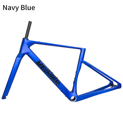GRL15 Carbon Cyclocross Frameset Max Tire 700Cx57C Disc Brake Internal Cable Routing Gravel Frame with Tool Box UDH