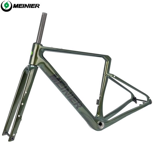 TY138 Chameleon Color Carbon Gravel Frameset with Tool Box UDH Hanger T47 Bottom Bracket Cyclocross Frame