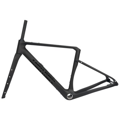 Carbon Gravel Frame with Tool Box UDH Hanger Cyclocross Frameset Bottom Bracket T47