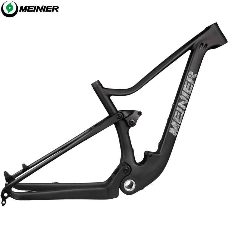 XC Mountain Bike Frame 29er Max 2.25 Tire Carbon Fiber Suspension Frame  Boost 148x12mm Disc