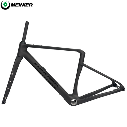 Carbon Gravel Frame with Tool Box UDH Hanger Cyclocross Frameset Bottom Bracket T47
