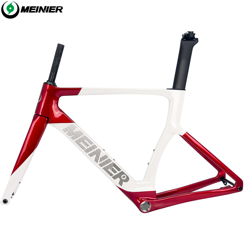 Wholesale Factories Carbon Fiber Road Bike Frame 700C Max 32C Tire Carbon Road Bike Frame Disc Brake Racing Bike Frame