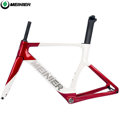 Wholesale Factories Carbon Fiber Road Bike Frame 700C Max 32C Tire Carbon Road Bike Frame Disc Brake Racing Bike Frame