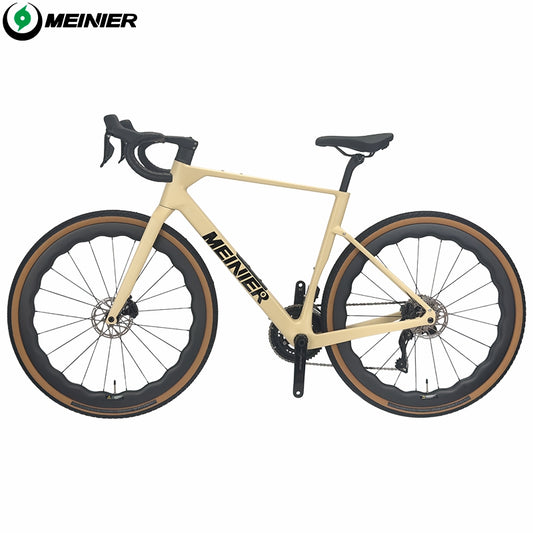GRL615 Plus Full Carbon Gravel Road Bike 105 R7170 Di2 2x12S Full Internal Cable Routing Carbon Fiber Frame All Road Bicycle