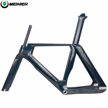 Full carbon Track Bike Frame Fork Seatpost Fixed gear UD matt Fork 700C