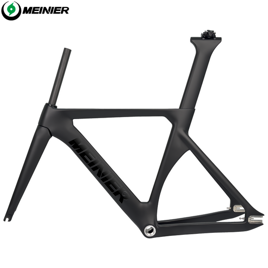 MEINIER Upgraded T1000 Carbon Track Frameset Max 700Cx25C Tire Fixed Gear Frame for Bike Racing Racing