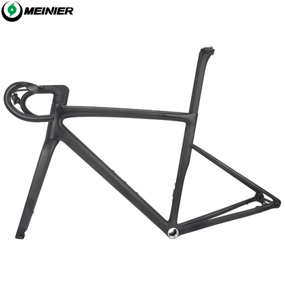 Lightweight Carbon Road Bike Frame with Integrated Handlebar Carbon Bike Frameset UDH Hanger Max 32C Tire for Road Bicycles