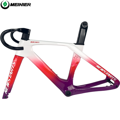 24er Carbon Road Bike Frame Max 32C Tire Disc Brake Lightweight Road Bike Frame Set for Kids Bike