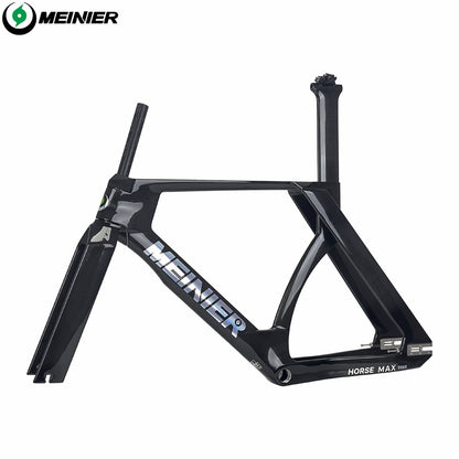 TR88 3K Finish Carbon Track Frame set BSA Bottom Bracket Max 28c Tires Racing Frame Single Speed
